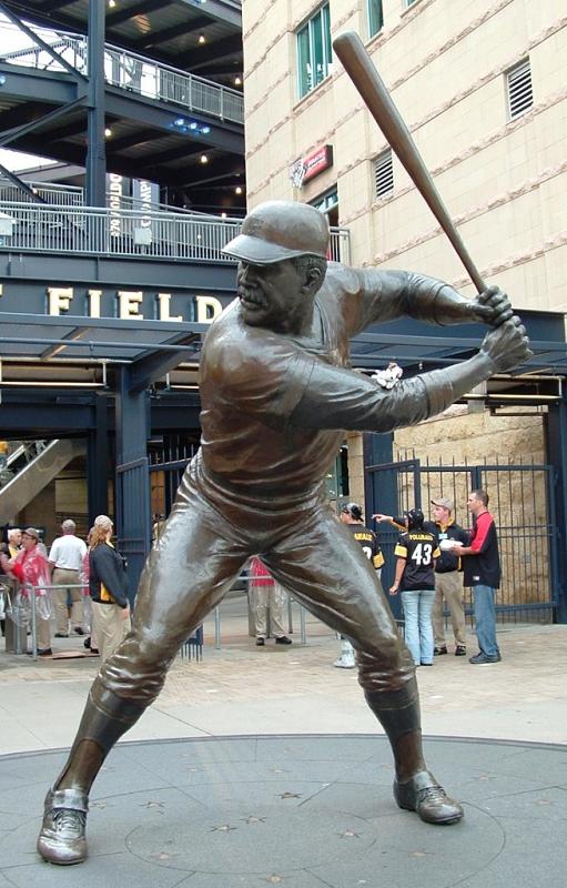 Wishbone and Willie Stargell statue at PNC Park, Pittsburgh PA