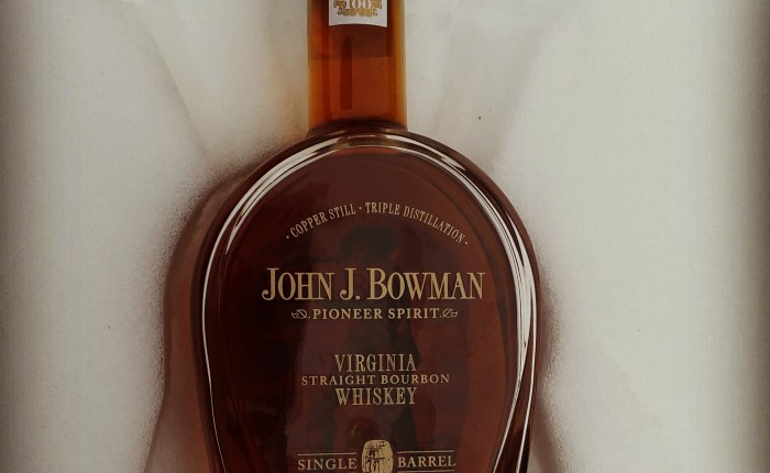 Dan’s Bourbon of the Week: John J. Bowman Single Barrel